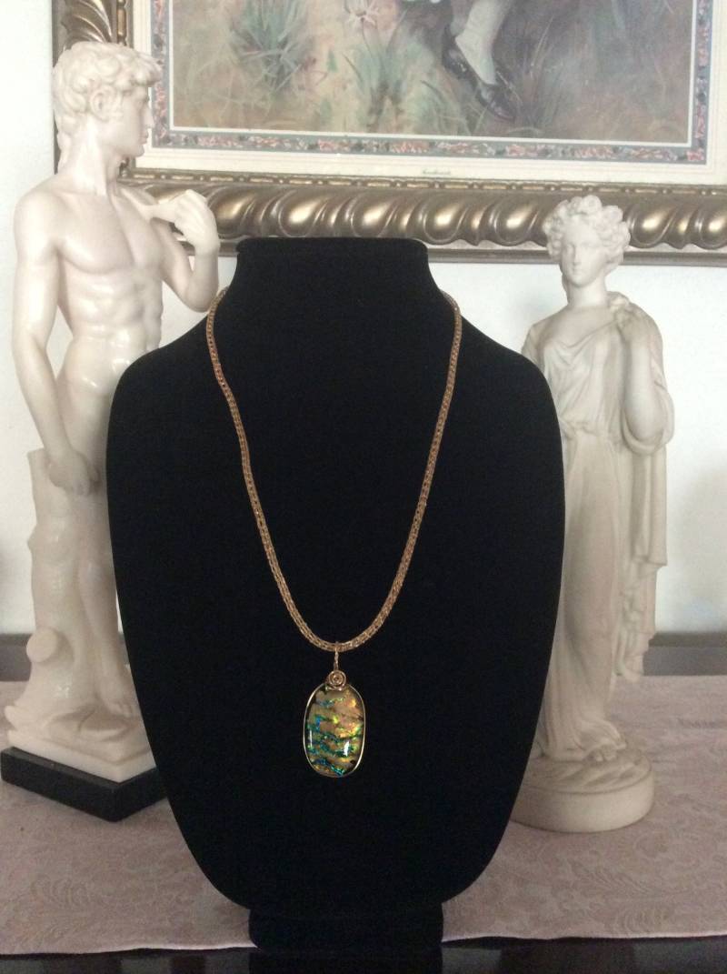 Gold Gefüllt Viking Stricken Kette von BrilloDeLuna