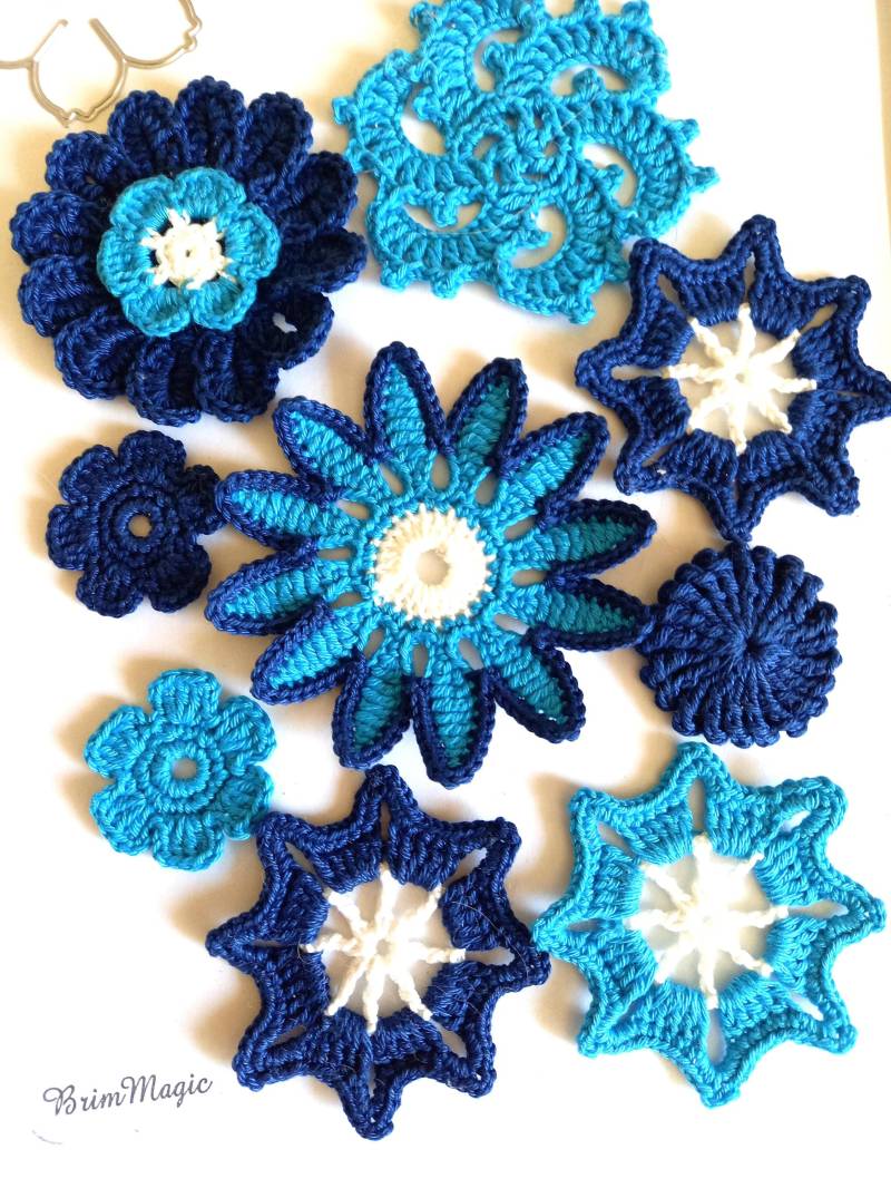 Schöne Häkelblumen in 2 Farbvariationen, Set Oder Einzeln, Handmade Schöne Häkelblumen in 2 Farbvariationen, Set Oder Einzeln, Handmade von BrimMagic