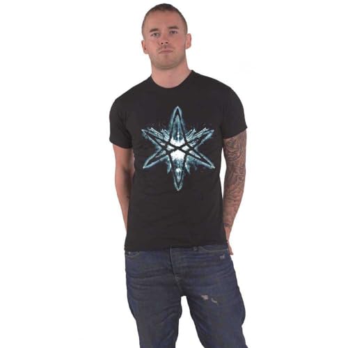 Bring Me The Horizon Frosted Hex Männer T-Shirt schwarz M 100% Baumwolle Band-Merch, Bands von Bring Me The Horizon