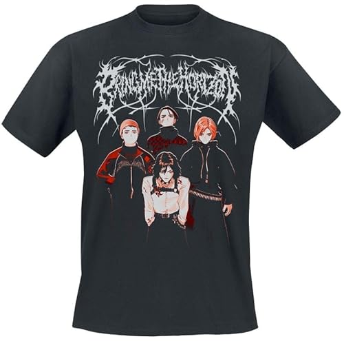 Bring Me The Horizon No Love Like Your Own Anime Group Männer T-Shirt schwarz L von Bring Me The Horizon