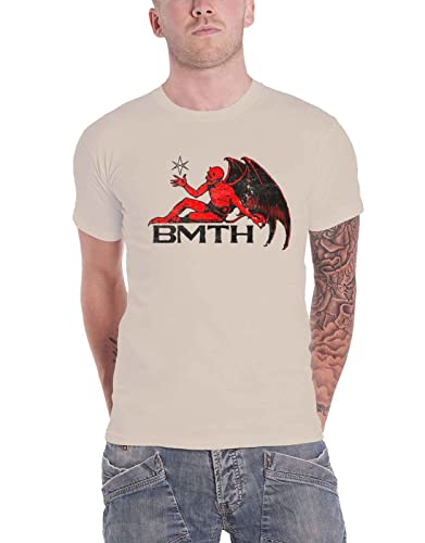 Bring Me The Horizon T Shirt Devil Band Logo Nue offiziell Herren Natural XL von Bring Me The Horizon