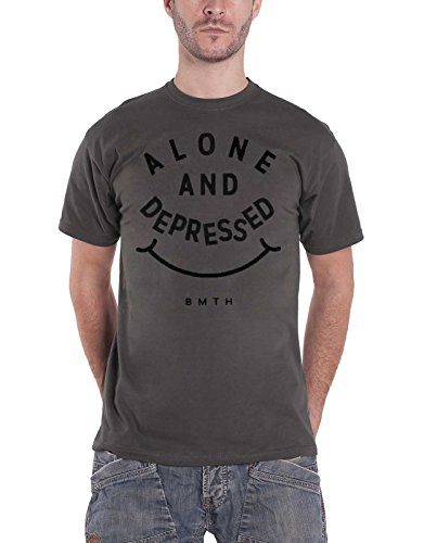 Bring Me The Horizon T Shirt Herren Band Logo Alone & Depressed Nue offiziell M von Bring Me The Horizon