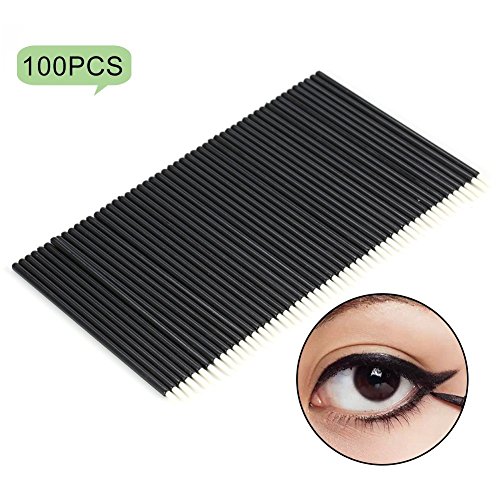 Einweg Eyeliner Pinsel, Brino 100 Pcs/Set Lidschatten Applikator und Augen Make-Up Kosmetische Werkzeug von ZJchao