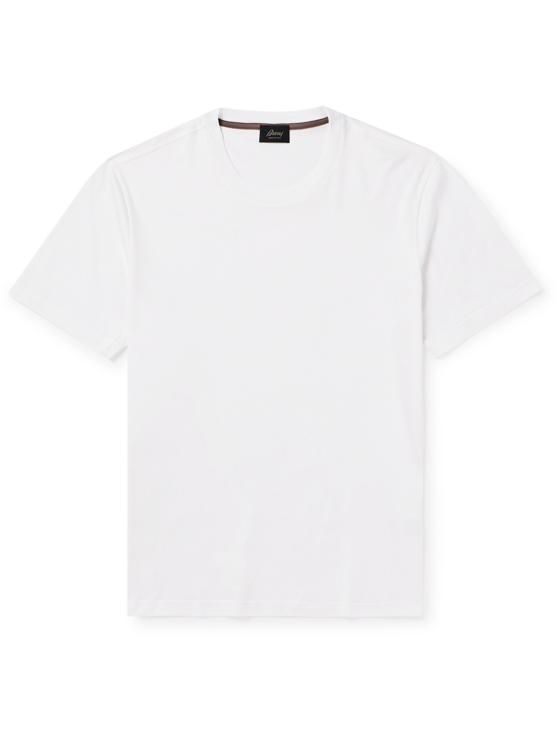 Brioni - Cotton-Jersey T-Shirt - Men - White - XXL von Brioni