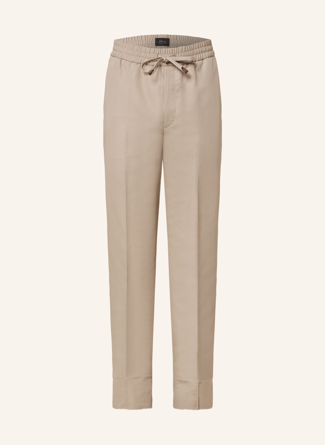 Brioni Hose Asolo Im Jogging-Stil Mit Leinen beige von Brioni