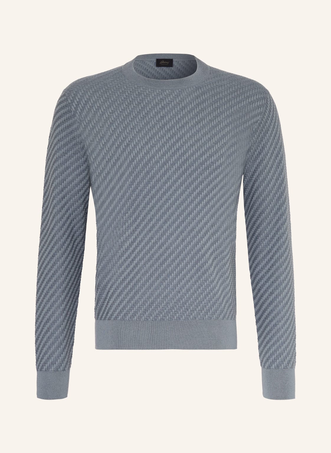 Brioni Pullover Mit Seide blau von Brioni