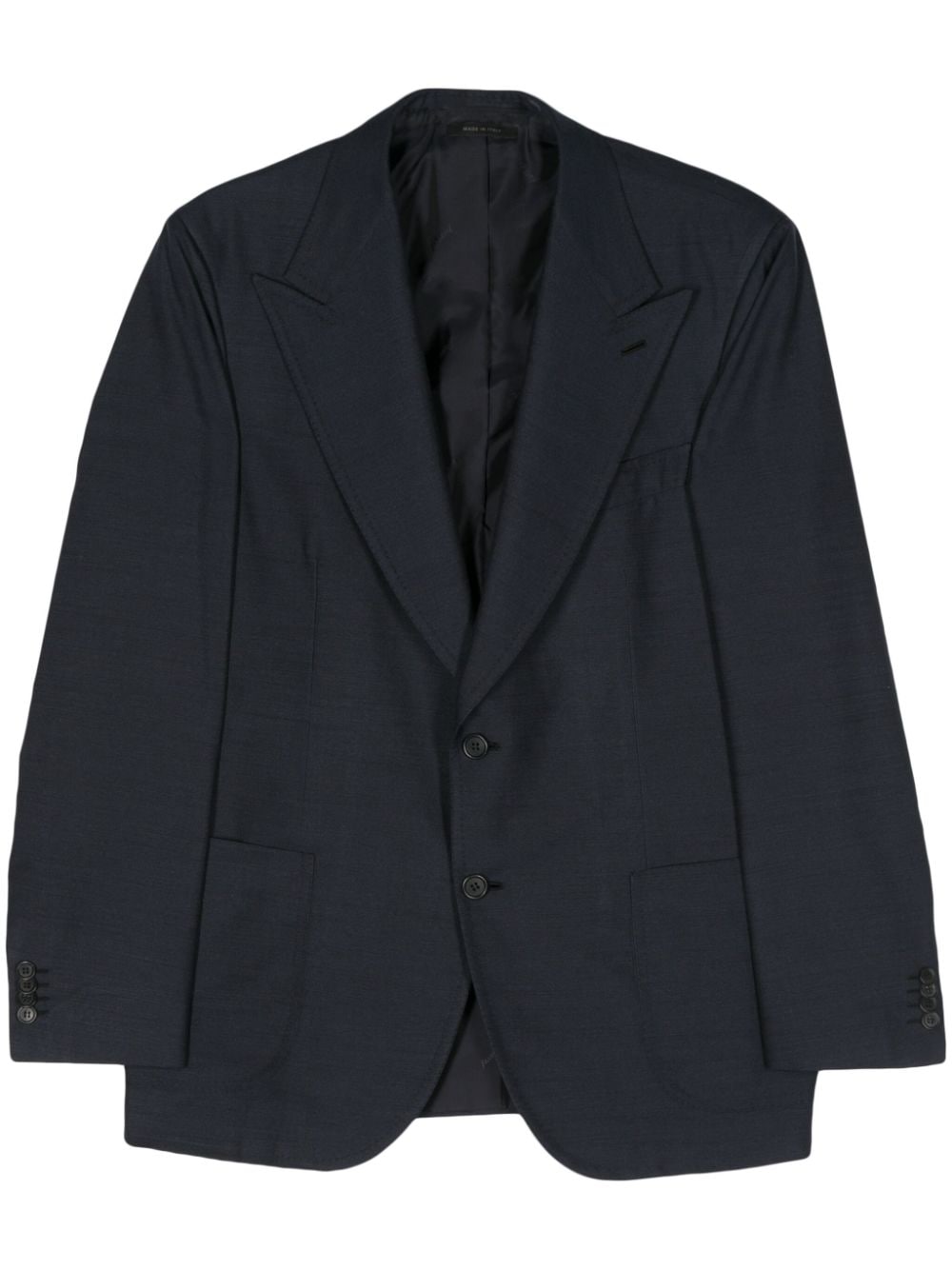 Brioni Seidensakko mit Webmuster - Blau von Brioni