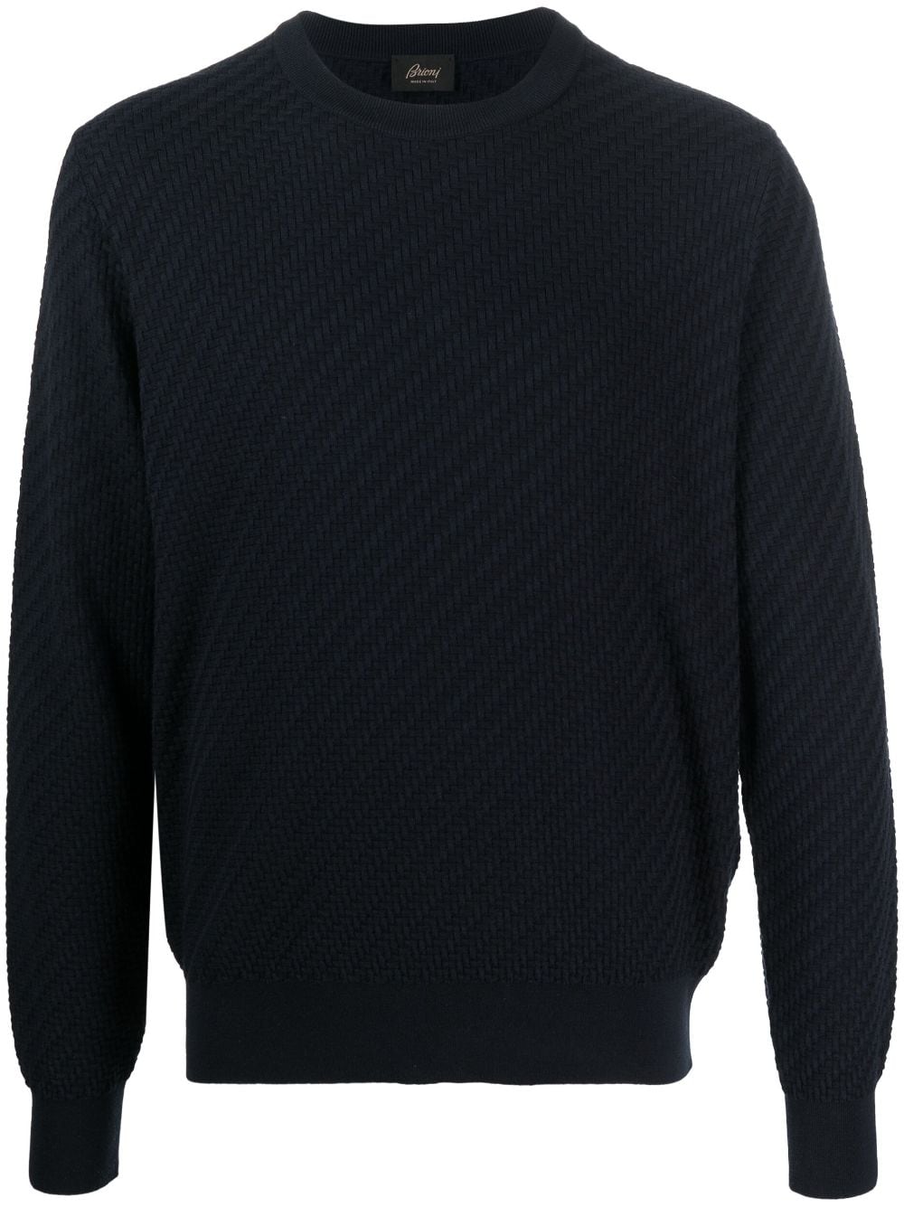 Brioni Pullover mit Rundhalsausschnitt - Blau von Brioni