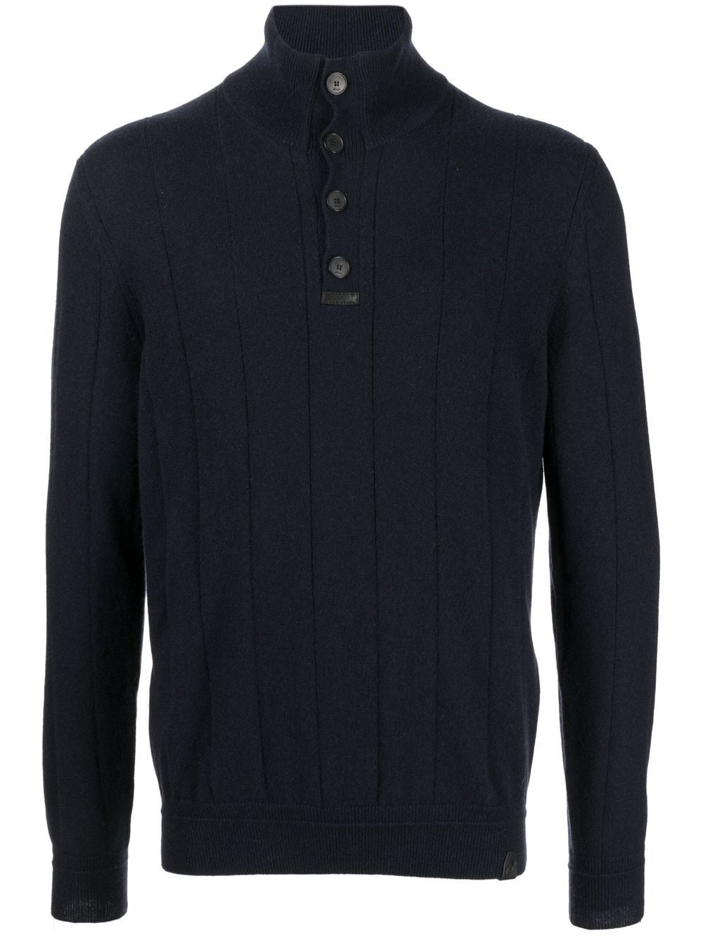 Brioni Kaschmirpullover mit Knöpfen - Blau von Brioni