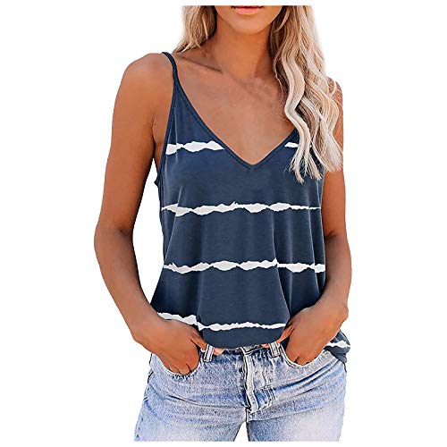 Briskorry Damen Bluse Ärmellos Sommer Top Regular Fit,Blusentops Festlich Spaghetti Tops Satin Weste Yoga Laufen Tanktops Crop Tops Elegant Schön Unterhemden Frauen mit Taschen von Briskorry