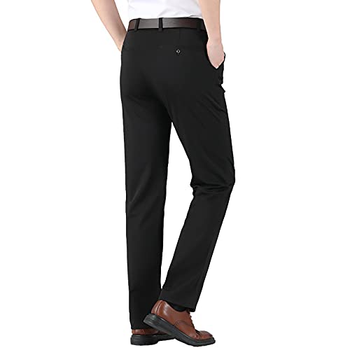 Briskorry Herren Anzughosen Hohe Taille Stretch Slim Fit Business Hose Stoffhose Lange Freizeithose Slim Fit Herrenhose von Briskorry