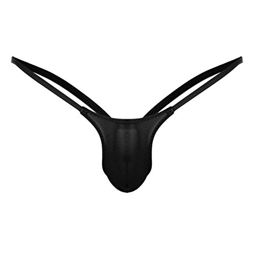 Briskorry Herren Strings Tanga Mini Slip Männer Sexy Unterwäsche Bodysuit Dessous Erotische Klassische Reizwäsche Unterhose Panties Brief Schlüpfer Reizunterwäsche Dessous von Briskorry