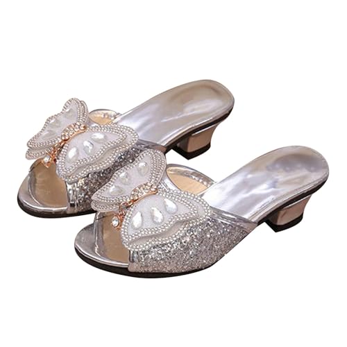 Briskorry Sandalen Mädchen 36 Anti-Rutsch Sommerschuhe Prinzessin Schuhe Kinderschuhe Freizeitschuhe Rutschfest pantoletten Flache Sandaletten Bequeme Riemchensandalen Atmungsaktive Strandschuhe von Briskorry