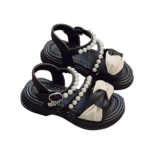 Briskorry Sandalen Mädchen 36 Atmungsaktive Strandschuhe Bequeme Riemchensandalen Freizeitschuhe Prinzessin Schuhe Kinderschuhe Flache Sandaletten Rutschfest pantoletten Anti-Rutsch Sommerschuhe von Briskorry