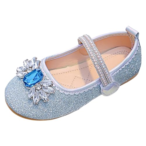 Briskorry Sandalen Mädchen 36 Flache Sandaletten Prinzessin Schuhe Kinderschuhe Anti-Rutsch Sommerschuhe Bequeme Riemchensandalen Atmungsaktive Strandschuhe Rutschfest pantoletten Freizeitschuhe von Briskorry