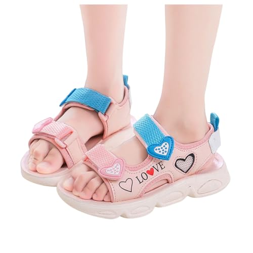 Briskorry Sandalen Mädchen 36 Flache Sandaletten Prinzessin Schuhe Kinderschuhe Freizeitschuhe Rutschfest pantoletten Anti-Rutsch Sommerschuhe Bequeme Riemchensandalen Atmungsaktive Strandschuhe von Briskorry