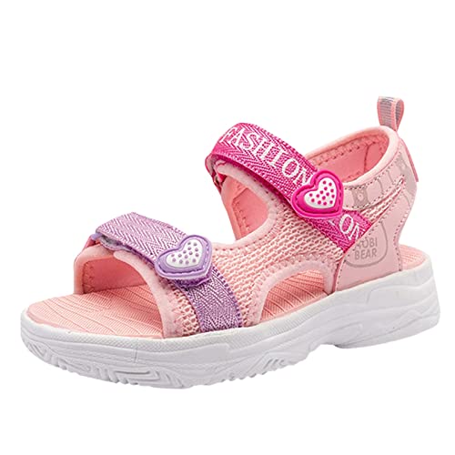 Briskorry Sandalen Mädchen 36 Flache Sandaletten Prinzessin Schuhe Kinderschuhe Freizeitschuhe Rutschfest pantoletten Atmungsaktive Strandschuhe Bequeme Riemchensandalen Anti-Rutsch Sommerschuhe von Briskorry