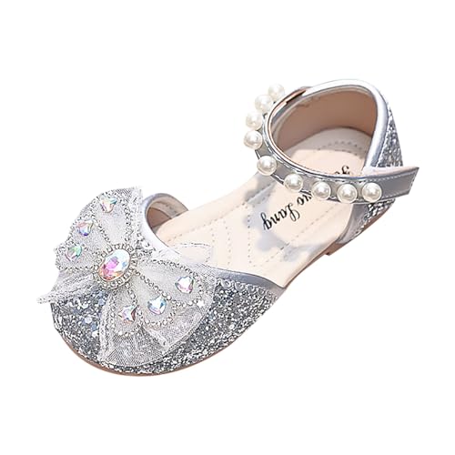 Briskorry Sandalen für Mädchen Anti-Rutsch Sommerschuhe Prinzessin Schuhe Kinderschuhe Freizeitschuhe Rutschfest pantoletten Flache Sandaletten Bequeme Riemchensandalen Atmungsaktive Strandschuhe von Briskorry