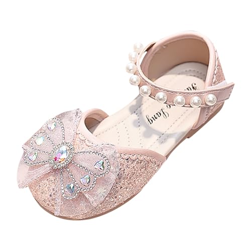 Briskorry Sandalen für Mädchen Anti-Rutsch Sommerschuhe Prinzessin Schuhe Kinderschuhe Freizeitschuhe Rutschfest pantoletten Flache Sandaletten Bequeme Riemchensandalen Atmungsaktive Strandschuhe von Briskorry