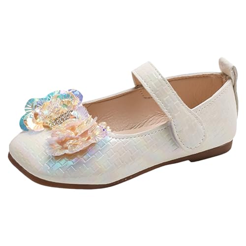 Briskorry Sandalen für Mädchen Atmungsaktive Strandschuhe Rutschfest pantoletten Flache Sandaletten Prinzessin Schuhe Kinderschuhe Freizeitschuhe Bequeme Riemchensandalen Anti-Rutsch Sommerschuhe von Briskorry