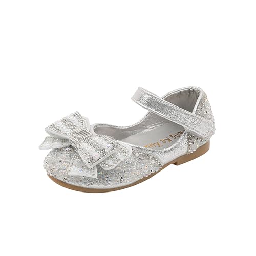 Briskorry Sandalen für Mädchen Flache Sandaletten Rutschfest pantoletten Freizeitschuhe Bequeme Riemchensandalen Atmungsaktive Strandschuhe Prinzessin Schuhe Kinderschuhe Anti-Rutsch Sommerschuhe von Briskorry