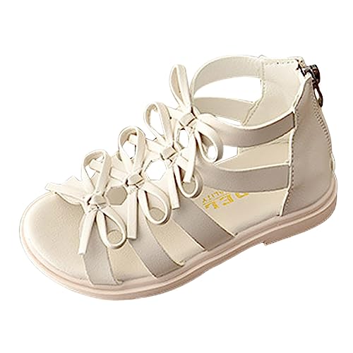 Briskorry Sandalen für Mädchen Freizeitschuhe Rutschfest pantoletten Flache Sandaletten Bequeme Riemchensandalen Anti-Rutsch Sommerschuhe Prinzessin Schuhe Kinderschuhe Atmungsaktive Strandschuhe von Briskorry