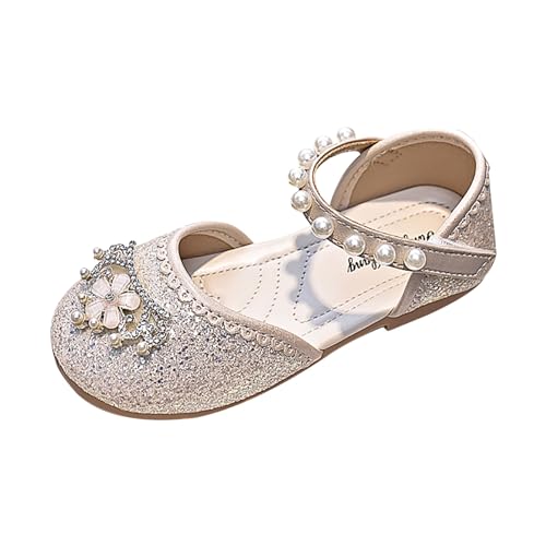 Briskorry Sandalen für Mädchen Freizeitschuhe Rutschfest pantoletten Flache Sandaletten Bequeme Riemchensandalen Atmungsaktive Strandschuhe Prinzessin Schuhe Kinderschuhe Anti-Rutsch Sommerschuhe von Briskorry