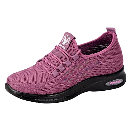 Briskorry Schuhe Damen Herren Sommer Mesh Atmungsaktive Wanderschuhe Bequeme Wanderschuhe Outdoor Reiseschuhe Mode Lässige Sportschuhe Fersenpolster Schuhe für Männer Frauen von Briskorry