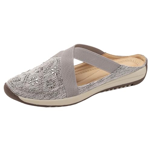 Sommerschuhe Damen Bequem: Weichen Sohlen Hausschuhe,Licht Strandsandalen,Sommer Plateausandalen,Klassische Sommersandalen,Mode Damensandalen,Casual Sandaletten,Comfort Sommerschuhe Sandalen von Briskorry