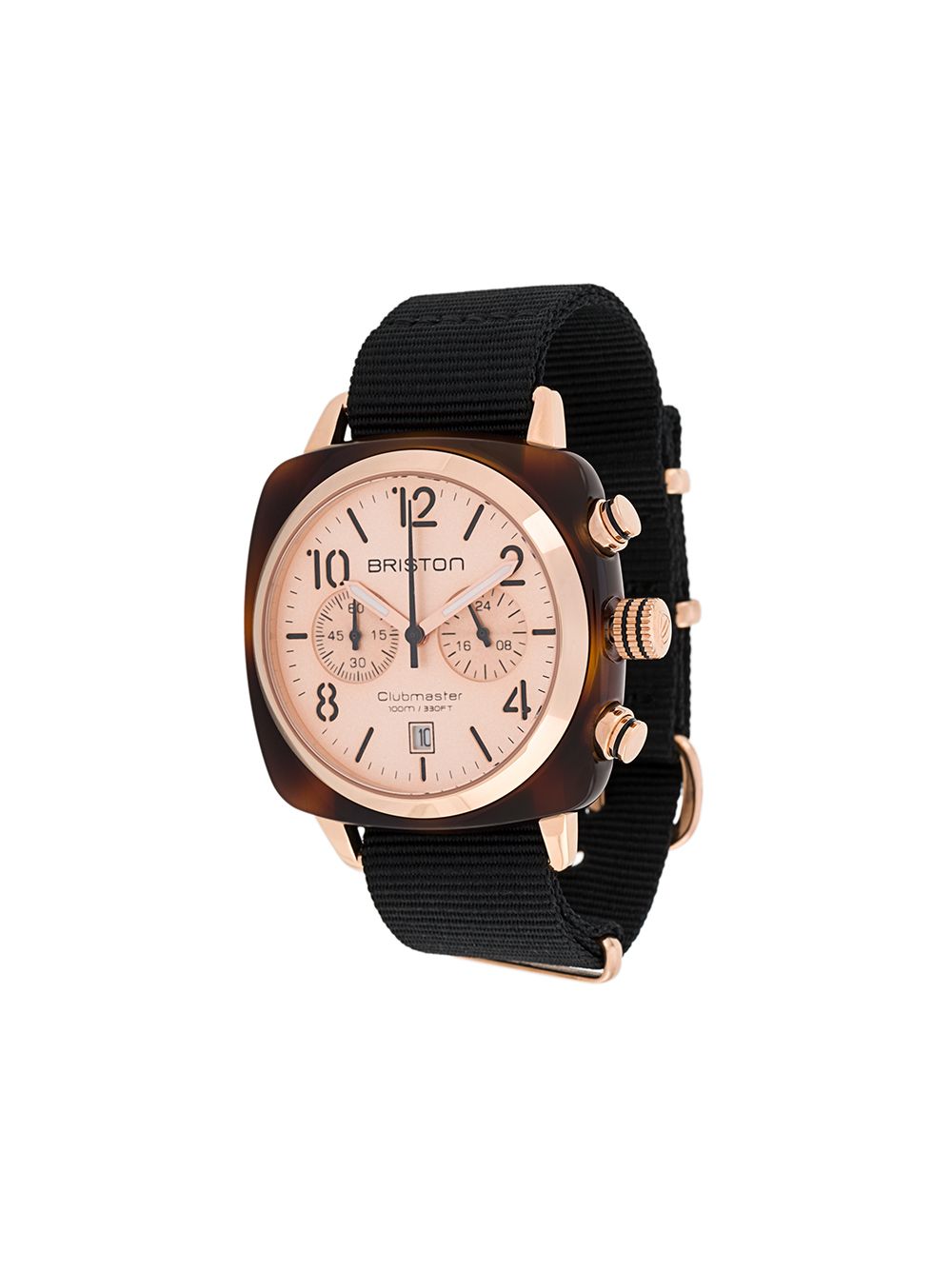 Briston Watches 'Clubmaster Classic' Armbanduhr, 36mm - Schwarz von Briston Watches