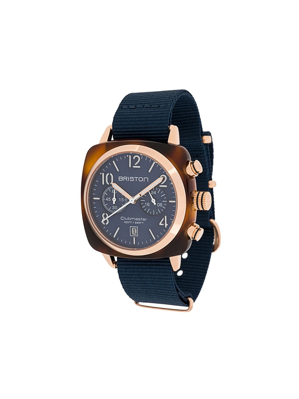 Briston Watches 'Clubmaster Classic' Armbanduhr, 40mm - Blau von Briston Watches