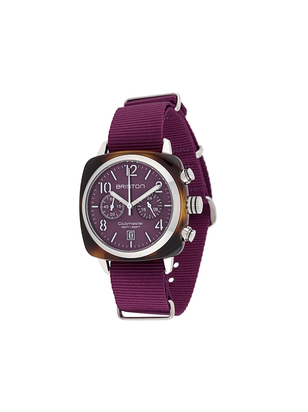 Briston Watches 'Clubmaster Classic' Armbanduhr, 40mm - Violett von Briston Watches