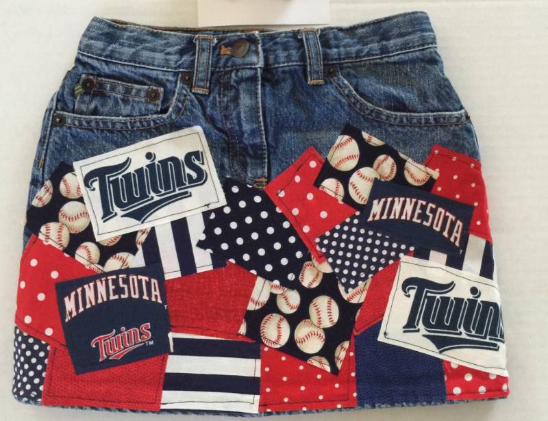 Custom Professional Baseball Team Damen Frauen Denim Patch Rock Unikat von BritchesNBows