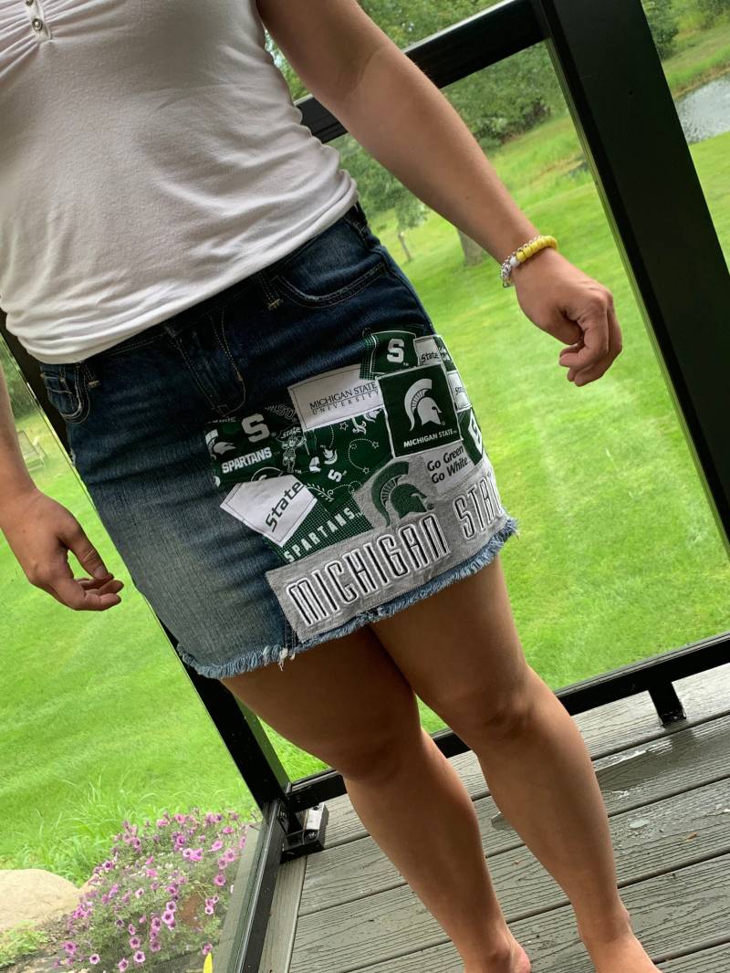 New Jersey Custom Patch Denim Rock Halber Design - Alle Größen von BritchesNBows