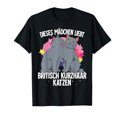 Dieses Mädchen Liebt Britisch Kurzhaar Katzen T-Shirt Dieses Mädchen Liebt Britisch Kurzhaar Katzen T-Shirt von Britisch Kurzhaar Katze Geschenk