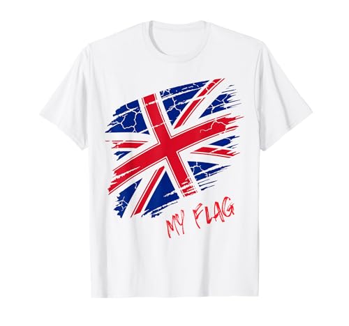 Britische Union Jack-Flagge, Großbritannien, London, Mädchen, Damen, Jungen, Herren T-Shirt Britische Union Jack-Flagge, Großbritannien, London, Mädchen, Damen, Jungen, Herren T-Shirt von British Families Proud to be English Welsh UK Flag