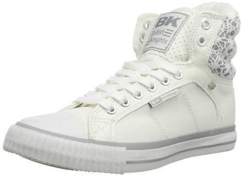 British Knights Atoll B33-3704 Damen Sneaker, Weiß (White/Silver 4), EU 40 von British Knights