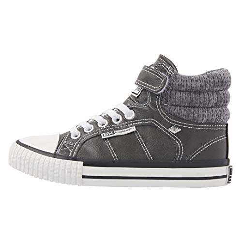 British Knights Baby Mädchen Atoll Sneaker, Dunkelgrau Hellgrau, 22 EU von British Knights