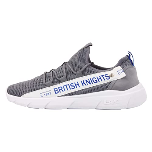 British Knights Herren Bennet Sneaker, Grau Blau, 44 EU von British Knights