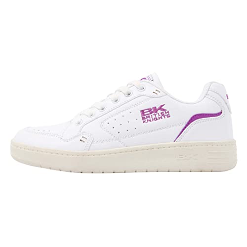 British Knights Damen Jura Sneaker, Weiss Violett, 36 EU von British Knights