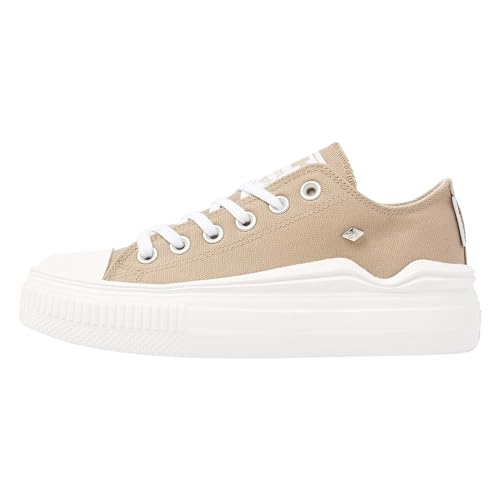 British Knights Damen Kaya Flow Low Sneaker, Taupe, 36 EU von British Knights