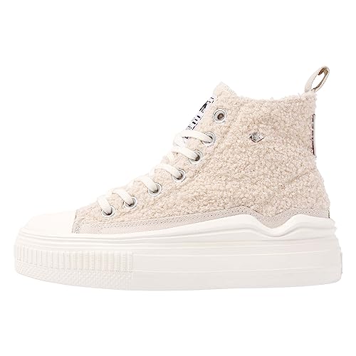 British Knights Damen Kaya Flow MID Sneaker, Beige Cremeweiss, 36 EU von British Knights