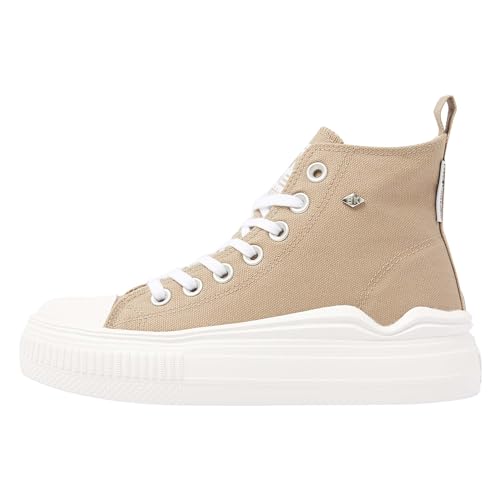 British Knights Damen Kaya Flow MID Sneaker, Taupe, 36 EU von British Knights