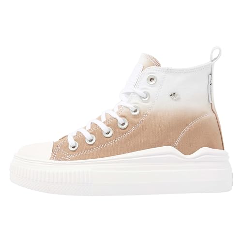 British Knights Damen Kaya Flow MID Sneaker, Taupe, 36 EU von British Knights