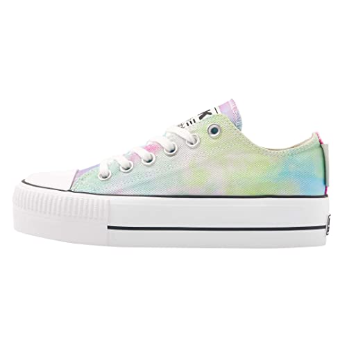 British Knights Damen Kaya Low Sneaker, Rainbow Tie Dye, 39 EU von British Knights