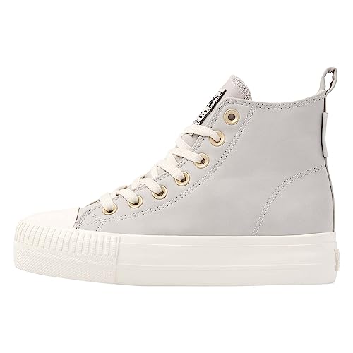 British Knights Damen Kaya MID Sneaker, Hellgrau Cremeweiss, 39 EU von British Knights