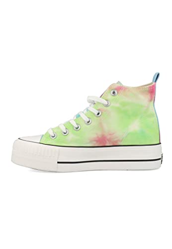 British Knights Damen Kaya MID Sneaker, Rainbow/TIE DYE, 38 EU von British Knights