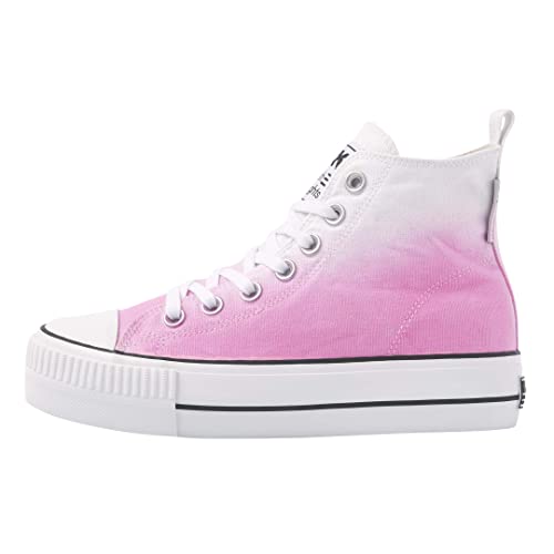 British Knights Damen Kaya MID Sneaker, Rosa Weiss, 36 EU von British Knights