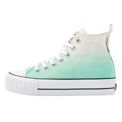 British Knights Damen Kaya MID Sneaker, Turquoise Creme, 37 EU von British Knights