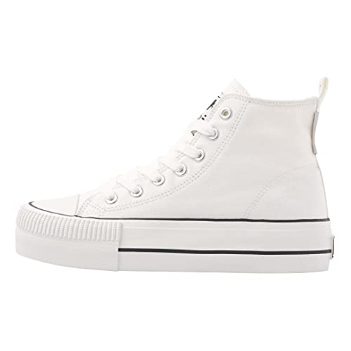 British Knights Damen Kaya MID Sneaker, White, 36 EU von British Knights